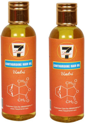 

7 DAYS HAIR OIL Cantharidine Oil 100 ml - Pack of 2(100 ml)