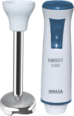 

Inalsa Robot 6.0SS 600 W Hand Blender(White and blue)