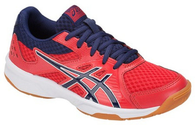 

Asics Boys Lace Badminton Shoes(Red, Red;blue