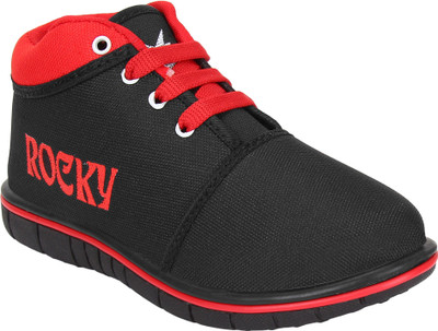 

Super Boys Lace Running Shoes(Black