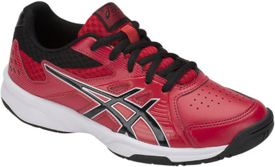 

Asics Boys Lace Tennis Shoes(Red, Red;black