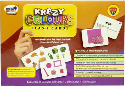

Mind Wealth Krazy Colours Flash Cards(Multicolor)
