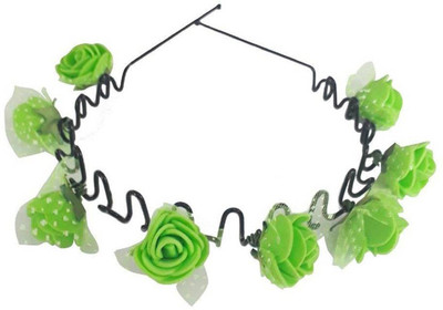 

INAAYA Zig ZAg Floral Design Hair Band, Hair Accessory For Girls, Makeup Headband