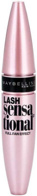 Maybelline New York Lash Sensational Full Fan Effect Waterproof 9 ml(257 Very Black Noir Intense)