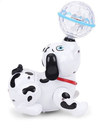Amazia Cute Dancing Dog with Reflected 3D Lights & Wonderful Music(Multicolor)