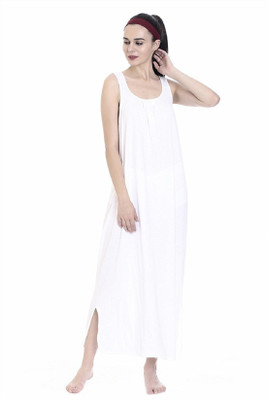 solai Women Nighty(White)