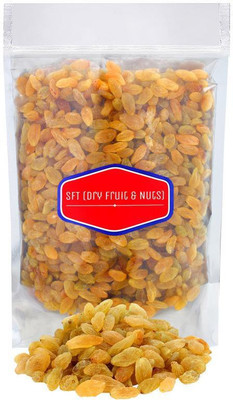 

SFT Raisins Premium Quality Organic (Kishmish) Seedless, Dry Grapes Raisins(1 kg, Pouch)