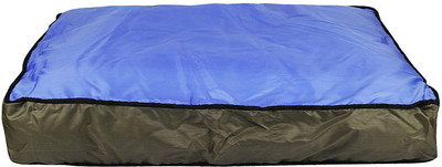 

SRI Soft and Comfortable Reversible Dogs And Cats Bed/Mat-Blue Olive M Pet Bed(Black, Blue)
