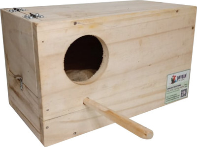 

JOVIAN Natural Wooden Mountable Birds house / Nest Box, sixe 10 x 6 x 6 Bird, Squirrel, Hamster House