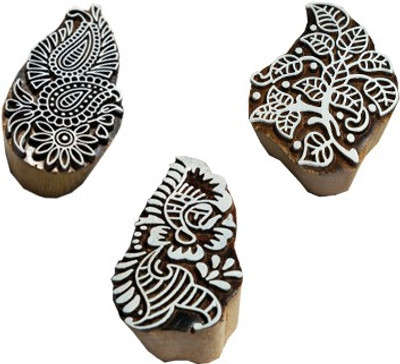 skart wooden printing blocks82 Printing Blocks(Pack of 3)