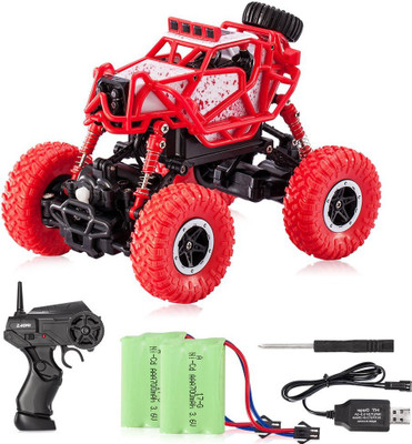 

Civil Waterproof 1:43 Scale 2.4 GHZ Dirt Drift Remote Controlled Rock Crawler RC Monster Car, 4 Wheel Drive 005 (Multicolor)(Multicolor)