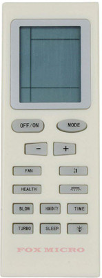 

aironx Universal AC Remote Control Compatible with Split AC with Wall Mount (Pack of 1) Remote Controller(White)