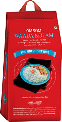 

OMSOM Wada Kolam Rice Kolam Rice (Medium Grain, Raw)(5 kg)