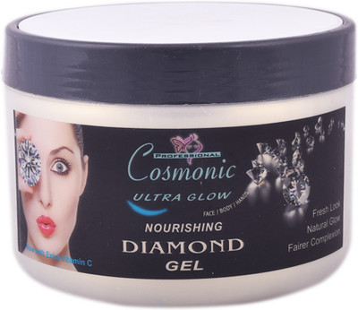 

Cosmonic Ultra Nourising Diamond Face and Body Moisturizing Gel for Softer and Smoother Glowing Skin Scrub(500 g)