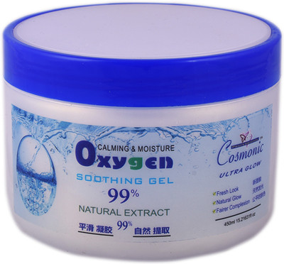 

Cosmonic Natural Extract Oxygen Organic & Pure Soothing Gel For Face, Skin Scrub(500 g)