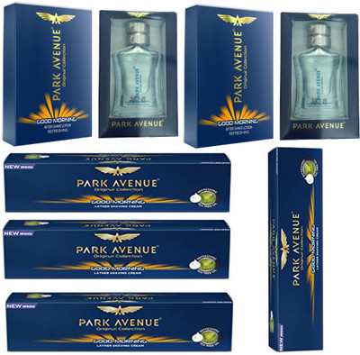 

Park Avenue 4 LEMON STORM SHAVING CREAM 84 GM + 2 GOOD MORNING AFTER SHAVE LOTION 50 ML(50 ml)