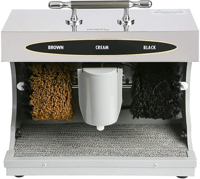 

PUFFIN Automatic Silver Shoes Shining Machine Automatic Shoe Polishing Machine(Sole Cleaner Present)