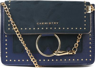 Chemistry Blue Sling Bag at flipkart