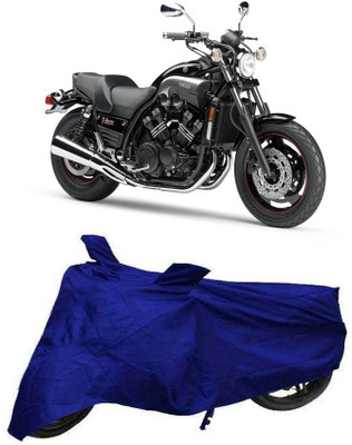 Utkarsh Two Wheeler Cover for Yamaha(VMAX, Blue)