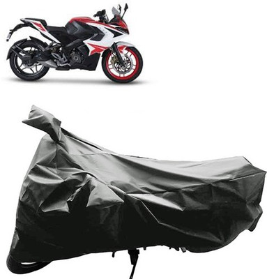 GoldRich Two Wheeler Cover for Bajaj(Grey)