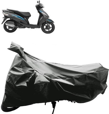 GoldRich Two Wheeler Cover for TVS(Wego, Grey)