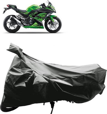GoldRich Two Wheeler Cover for Kawasaki(Ninja 300, Grey)