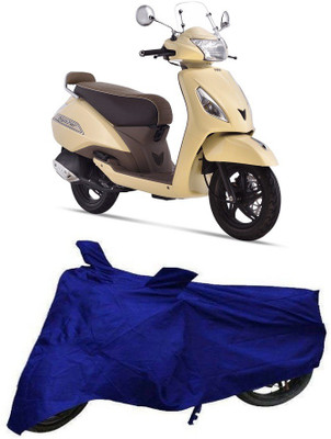 Utkarsh Two Wheeler Cover for TVS(Jupiter, Blue)