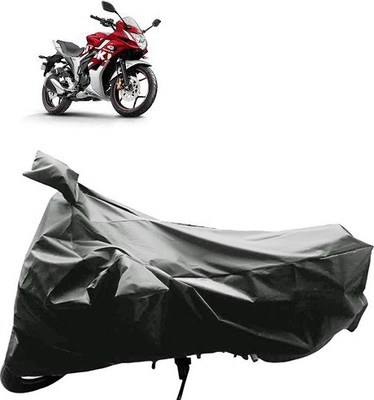 GoldRich Two Wheeler Cover for Suzuki(Gixxer, Grey)