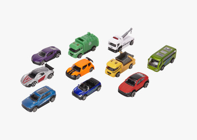 

Teamsterz Metal 3" Street Machines 10 Pack(Multicolor)