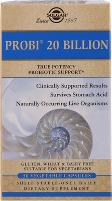 

Solgar Probi 20 Billion 30 Vegetable Capsules(30 No)