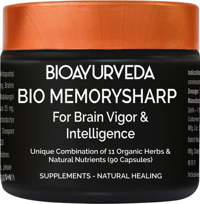 

BioAyurveda Bio Memorysharp 90 Capsules(90 No)