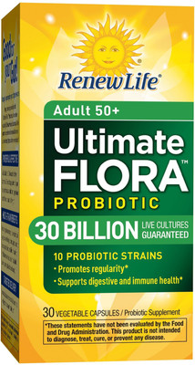 

Renew Life Adult 50+ Ultimate Flora Probiotic 30 Billion Live Cultures 30 Vegetable Capsules(30 No)