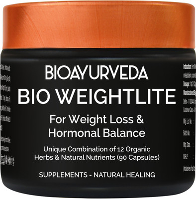 

BioAyurveda Bio Weightlite 90 Vegan Capsules(90 No)