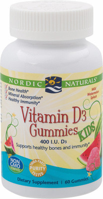 

Nordic Naturals Vitamin D3 Gummies Kids 400 I.U. 60 Gummies(60 No)