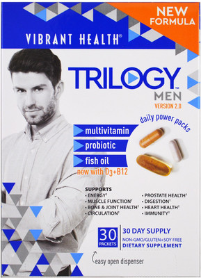 

Vibrant Health Trilogy Men Daily Power Packs Version 2.0 30 Packets(30 No)