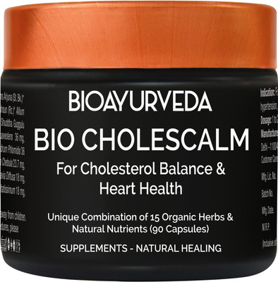 

BioAyurveda BIO CHOLESCALM 90 Vegan Capsules(90 No)