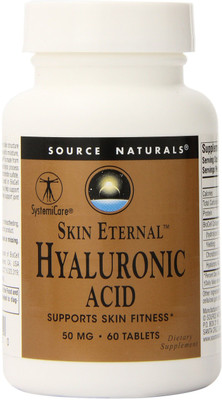 

Source Naturals Skin Eternal Hyaluronic Acid 50 mg 60 Tablets(60 No)