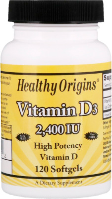 

Healthy Origins Vitamin D3 2400 IU 120 Softgels(120 No)