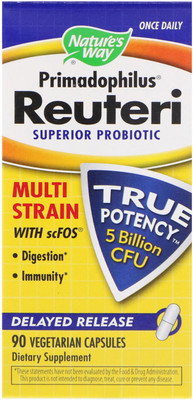 

Nature's Way Primadophilus Reuteri Superior Probiotic 90 Veggie Caps(90 No)