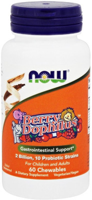 

Now Foods BerryDophilus Kids 2 Billion 60 Chewables(60 No)