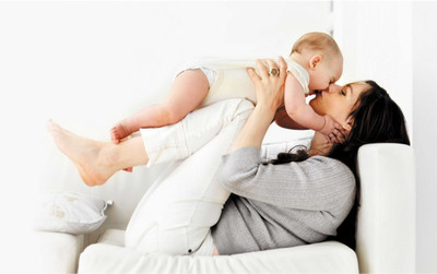

Cute Baby with Mom Poster for room and home décor Paper Print(12 inch X 18 inch, Rolled)