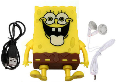 

CASADOMANI High Quality New Cartoon Spongebob Squarepants Design Mini Digital TF Card Download Free Music MP3 Player with Micro TF/SD Card Slot Mini M3 32 GB MP3 Player(Multicolor, 0 Display)