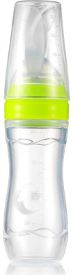 

KeepCart Newborn Baby Bottle Food Dispensing Spoon 120ml Juice, Spoon Food Supplement Rice Cereal Bottles - 120 ml(Silver)