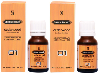 

SHEER SECRET CEDARWOOD ESSENTIAL OIL (15ML EACH)(30 ml)