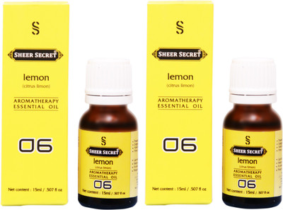 

SHEER SECRET LEMON ESSENTIAL OIL (15ML EACH)(30 ml)