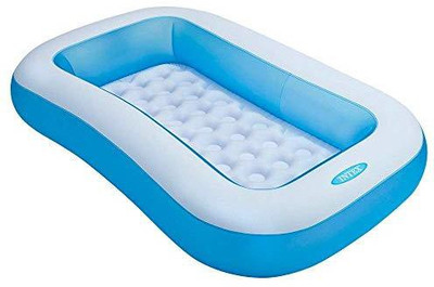 Premsons Inflatable Plastic Rectangular Pool (Multicolour)(Multicolor)