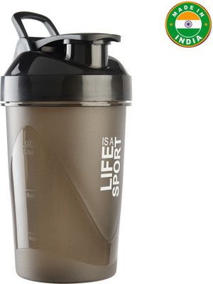 

HAANS Fuel Gym 500 ml Shaker(Pack of 1, Black)