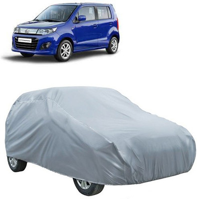 QualityBeast Car Cover For Maruti Suzuki WagonR Stingray (Without Mirror Pockets)(Silver)
