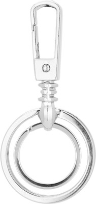 

Rashi Traders Two Challe Locking Locking Key Chain(Silver)