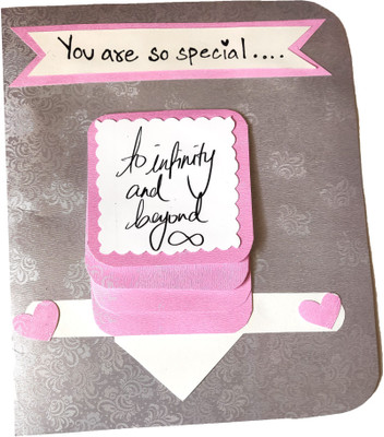

macro You are so special waterfall greeting card Greeting Card(Silver, Pack of 1)